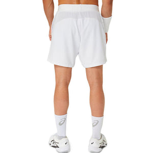 Men's Match 7 Inch Tennis Short Brilliant White Apparel Asics