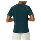 Men`s Match ACTIBREEZE Short Sleeve Tennis Top Saxon Green Apparel Asics