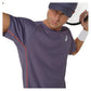 Men`s Match ACTIBREEZE Short Sleeve Tennis Top Greyish Purple Apparel Asics