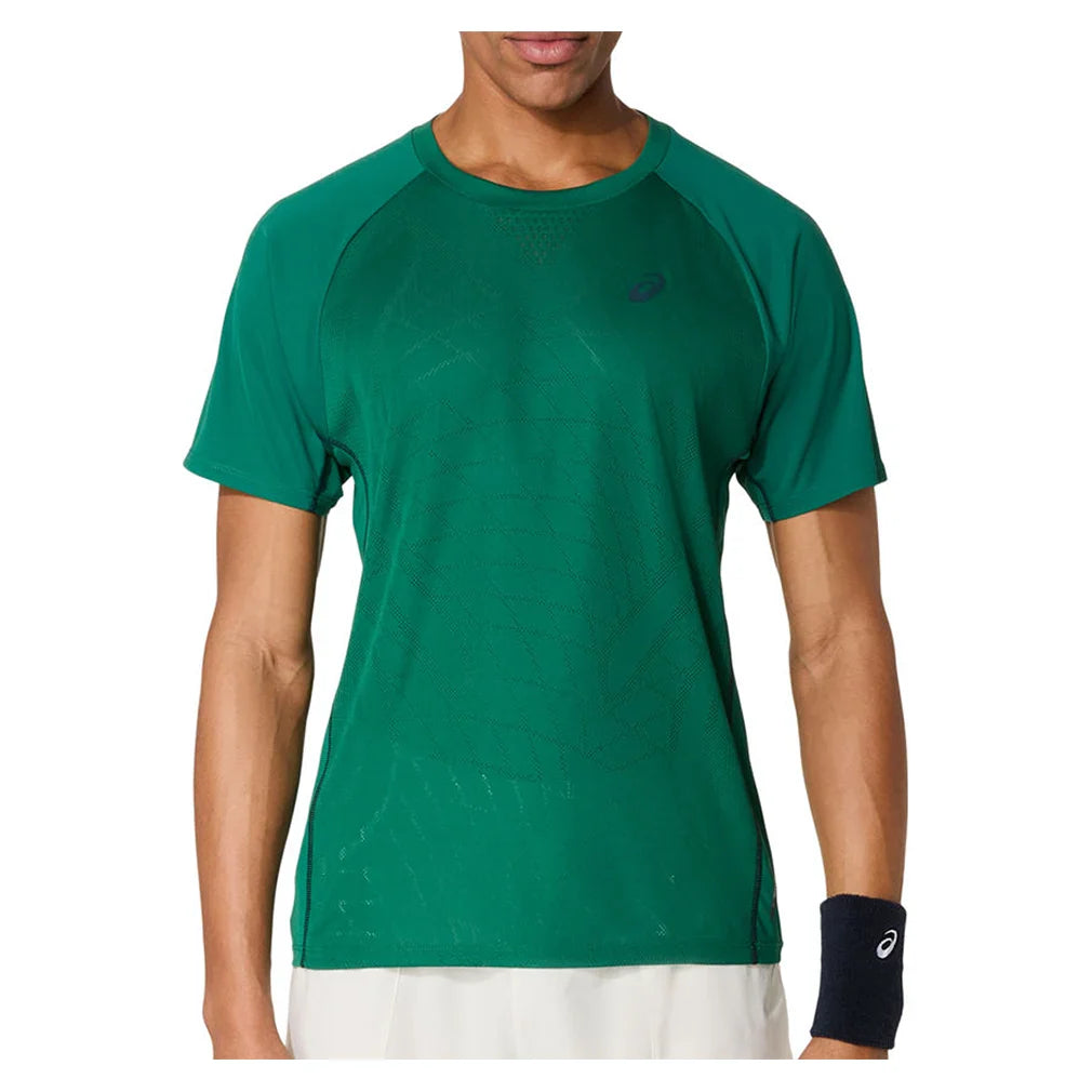 Men`s Match Actibreeze Short Sleeve Tennis Top Apparel Asics