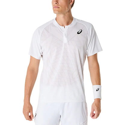 Men`s Match Actibreeze Tennis Polo Brilliant White Apparel Asics