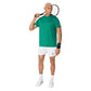 Men`s Court Short Sleeve Tennis Top Jasper Green Apparel Asics