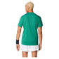 Men`s Court Short Sleeve Tennis Top Jasper Green Apparel Asics