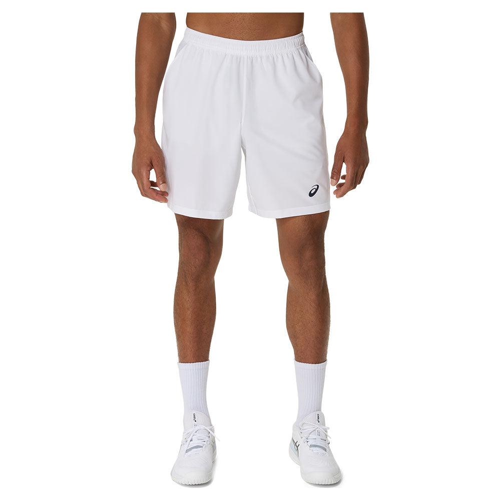 Men`s Court 9 Inch Tennis Short Brilliant White Apparel Asics