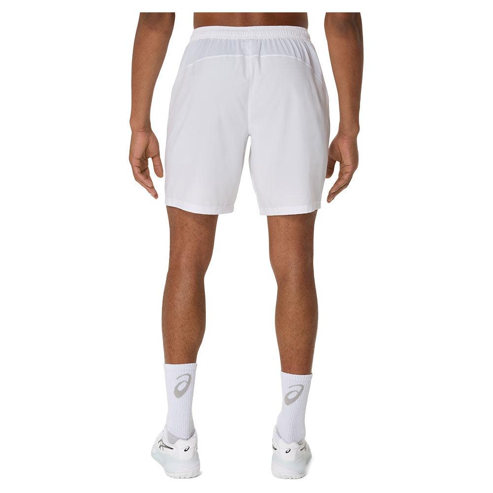 Men`s Court 9 Inch Tennis Short Brilliant White Apparel Asics