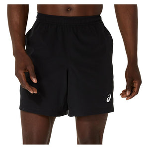 Men`s Court 7 Inch Tennis Short Performance Black Apparel Asics
