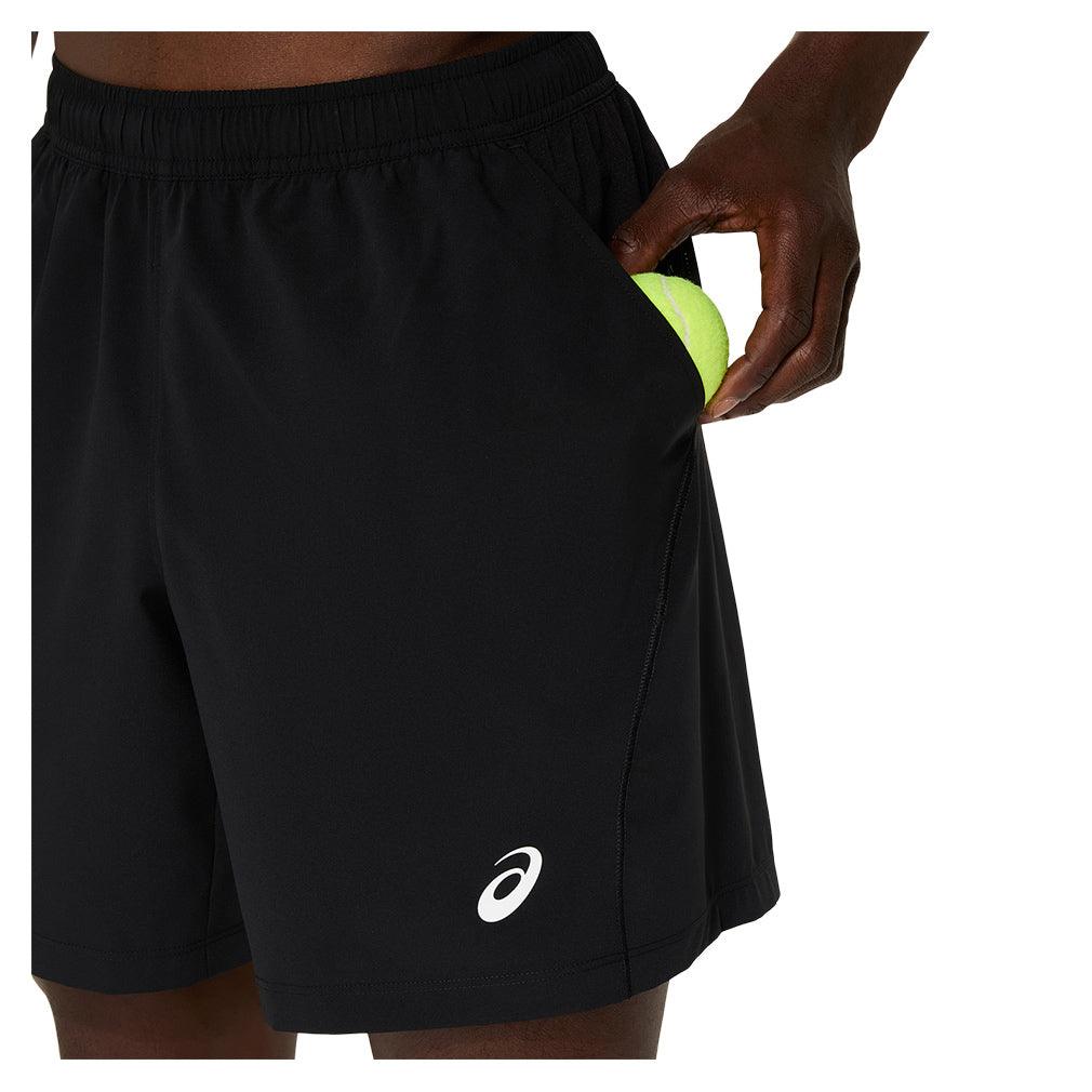 Men`s Court 7 Inch Tennis Short Performance Black Apparel Asics