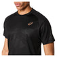 Men`s Match Night Energy Short Sleeve Tennis Top Performance Black Apparel Asics