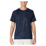 Men`s Game All Over Print Short Sleeve Tennis Top Apparel Asics