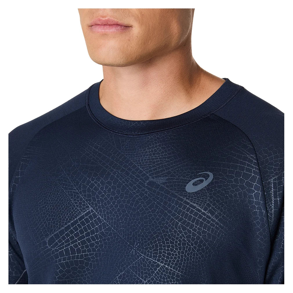 Men`s Game All Over Print Short Sleeve Tennis Top Apparel Asics