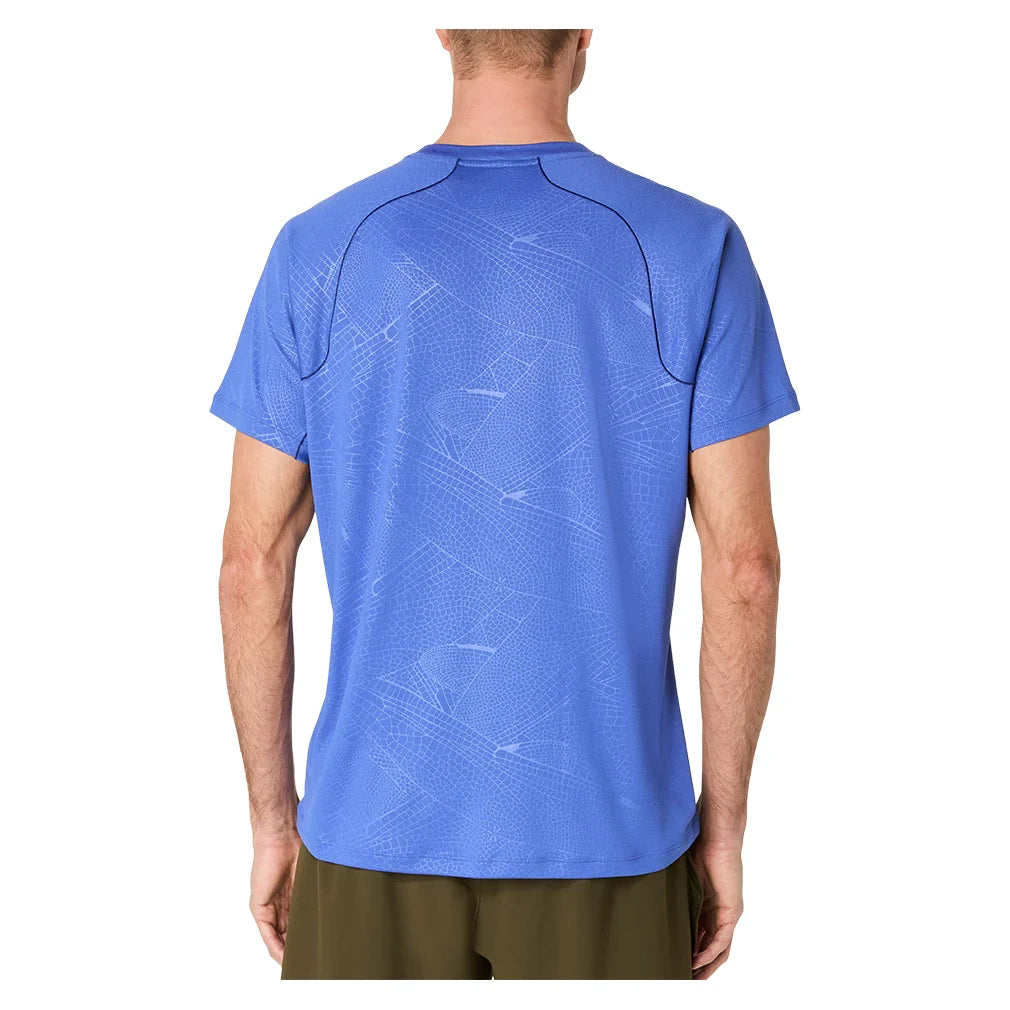 Men`s Game All Over Print Short Sleeve Tennis Top Apparel Asics