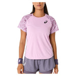 Women`s Game Short Sleeve Tennis Top Light Ube Apparel Asics