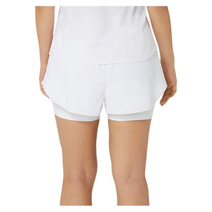 Women`s Match Tennis Short Brilliant White Apparel Asics