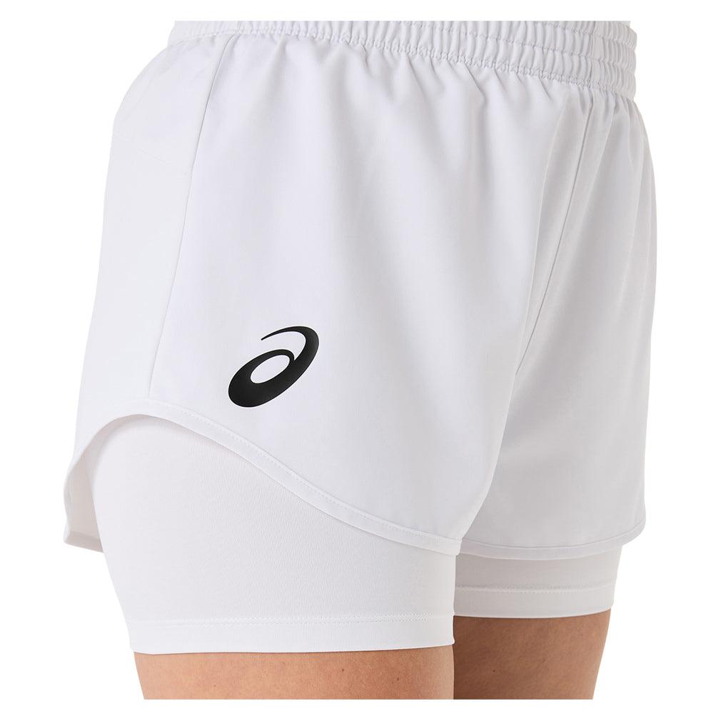 Women`s Match Tennis Short Brilliant White Apparel Asics