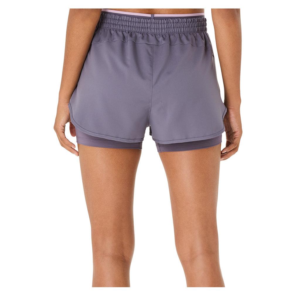 Women`s Match Tennis Short Greyish Purple Apparel Asics