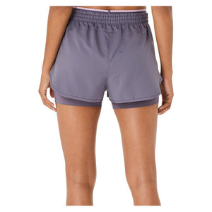 Women`s Match Tennis Short Greyish Purple Apparel Asics