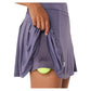 Women`s Match Tennis Skort Greyish Purple Apparel Asics
