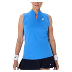 Women`s Court Tennis Tank Blue Coast Apparel Asics