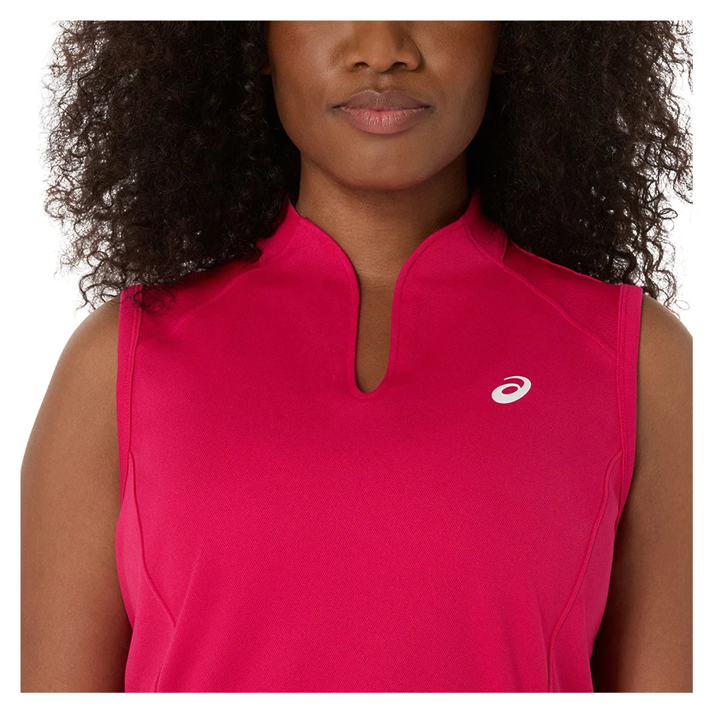 Women`s Court Tennis Tank Bright Rose Apparel Asics