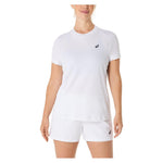 Women`s Court Short Sleeve Tennis Top Brilliant White Apparel Asics