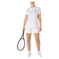 Women`s Court Short Sleeve Tennis Top Brilliant White Apparel Asics