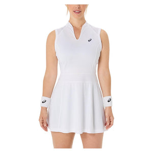 Women`s Court Tennis Dress Brilliant White Apparel Asics