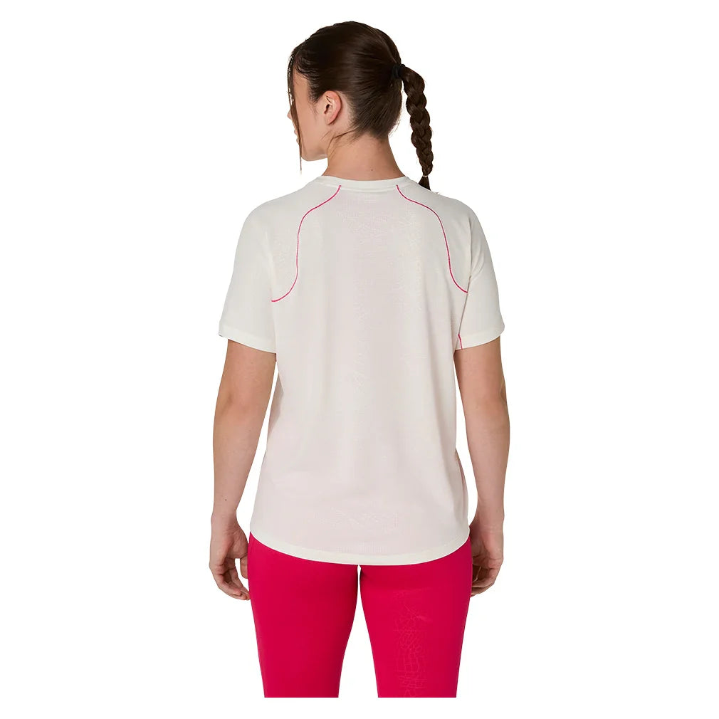 Women`s Game All Over Print Short Sleeve Tennis Top Apparel Asics