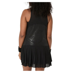 Women`s Match Night Energy Tennis Dress Performance Black Apparel Asics