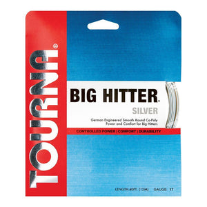 Big Hitter Silver 17G Tennis String Strings Tourna