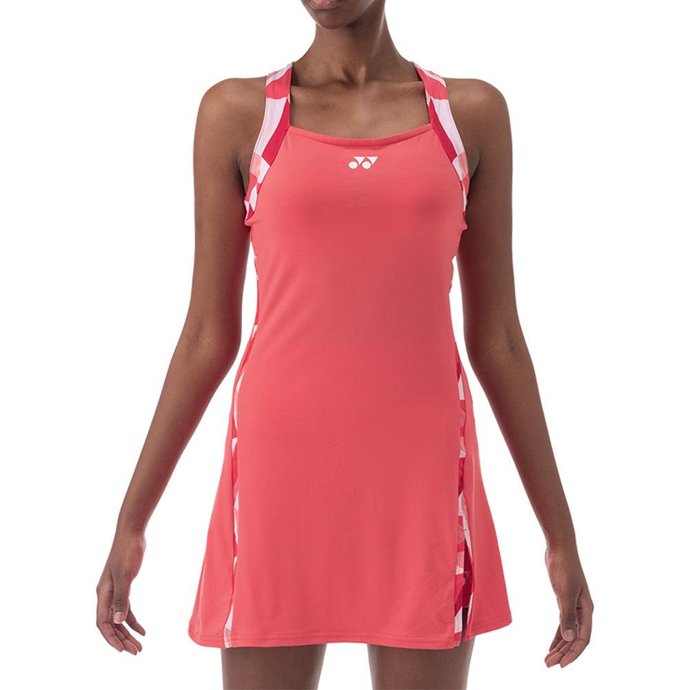 Women`s Tennis Dress Coral Red Apparel Yonex