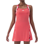 Women`s Tennis Dress Coral Red Apparel Yonex