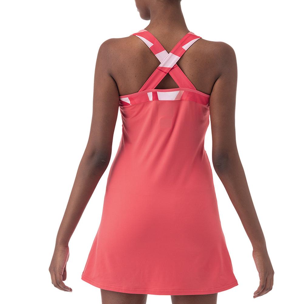 Women`s Tennis Dress Coral Red Apparel Yonex