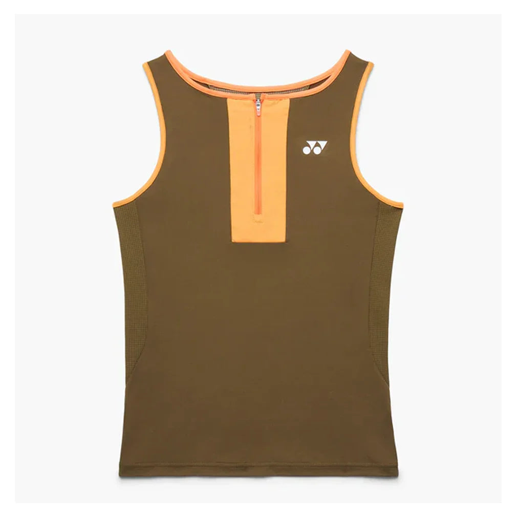 Women`s Tournament Zip Tennis Tank Apparel Yonex