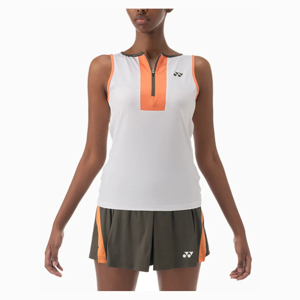 Women`s Tournament Zip Tennis Tank Apparel Yonex