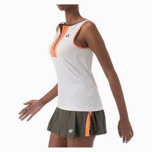 Women`s Tournament Zip Tennis Tank Apparel Yonex