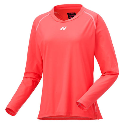 Women`s Long Sleeve Tennis Top Coral Apparel Yonex