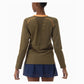 Women`s Tournament Long Sleeve Tennis Top Oil Brown Apparel Yonex