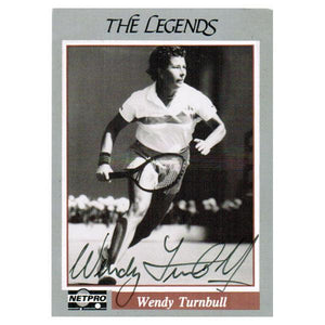 Wendy Turnbull Signed Legends Accessories Netpro