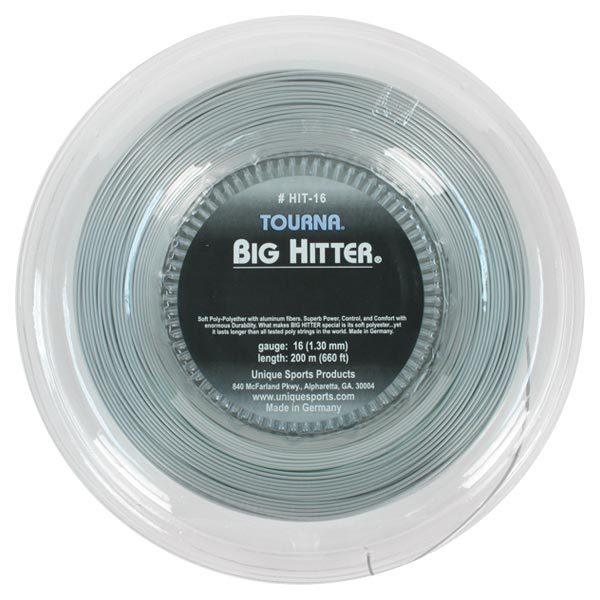 Big Hitter Silver 16G Reel Tennis String Strings Tourna