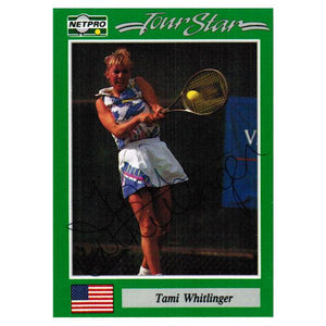 Tami Whitlinger-Jones Signed Card Memorabilia Netpro