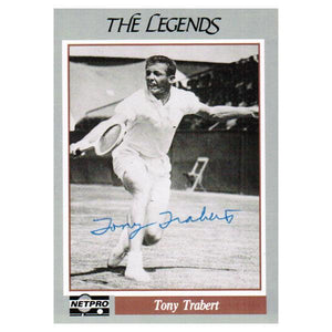 Tony Trabert Signed Legends Card Memorabilia Netpro