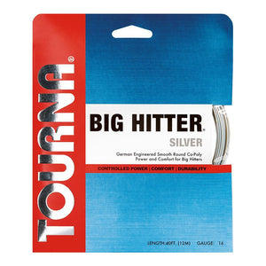 Big Hitter Silver 16G Tennis String Strings Tourna