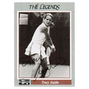 Tracy Austin Signed Legends Card Memorabilia Tennis Express
