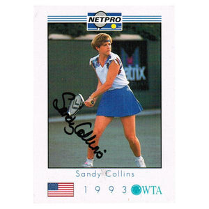 Sandy Collins Signed Women`s Card Memorabilia Netpro