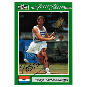 Ros Fairbank-Nideffer Signed Accessories Tennis Express