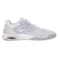 Women`s Mirage 100 Speed Tennis Shoes All White and Silver Metal 2 Footwear Lotto