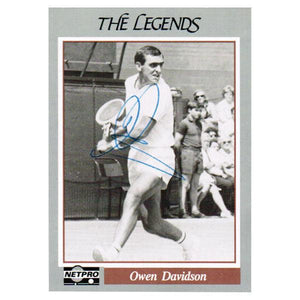 Owen Davidson Signed Legends Card Memorabilia Netpro