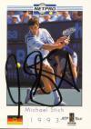 Michael Stich Signed Men`s Card Memorabilia Netpro