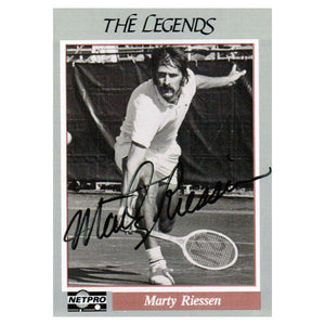 Marty Rissen Signed Legends Card Memorabilia Netpro