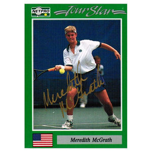 Meredith McGrath Signed Women`s Memorabilia Netpro
